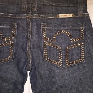 Frankie B Trade/Buy bell bott. w/ studded pockets